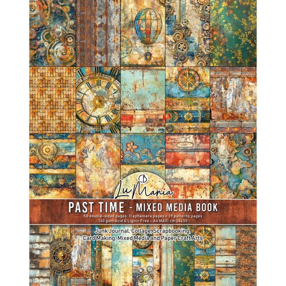 MA004 Ciao Bella Past Time A4 Maxi Mixed Media Book
