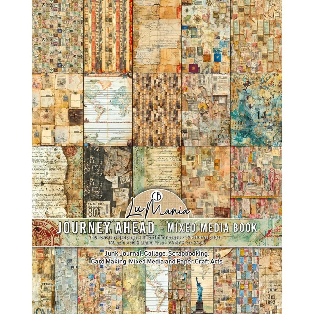 MA006 Ciao Bella Journey Ahead A4 Maxi Mixed Media Book