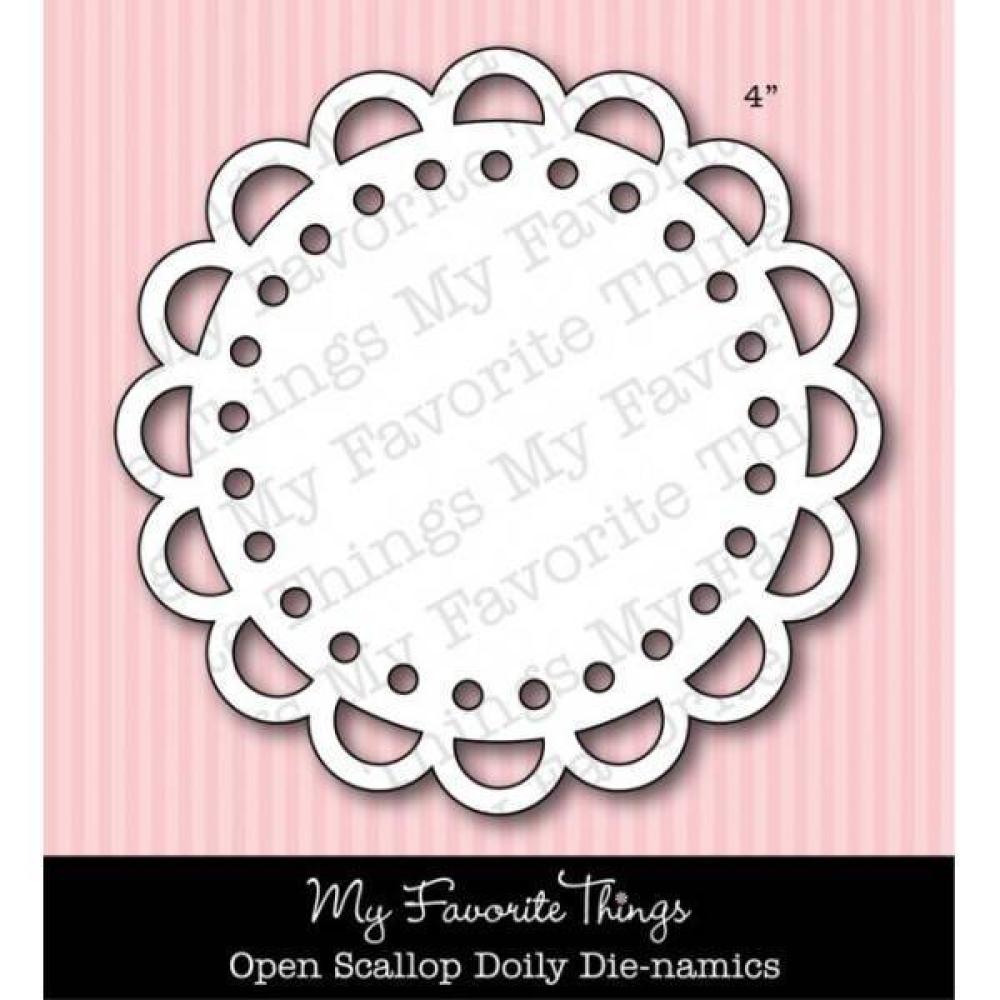 My Favorite Things Die-Namics Dies Open Scalop Doily