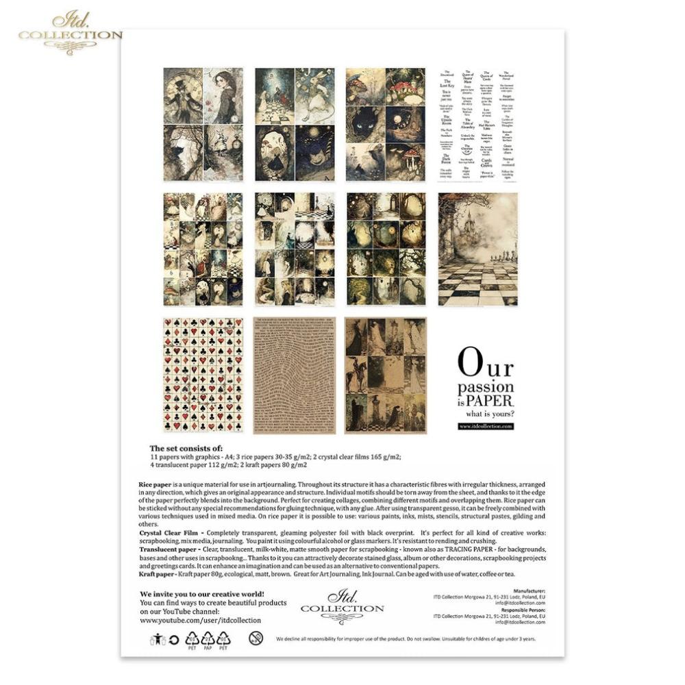 MS050 ITD Collection Alice's Magic A4 Mixed Media Set vol. II