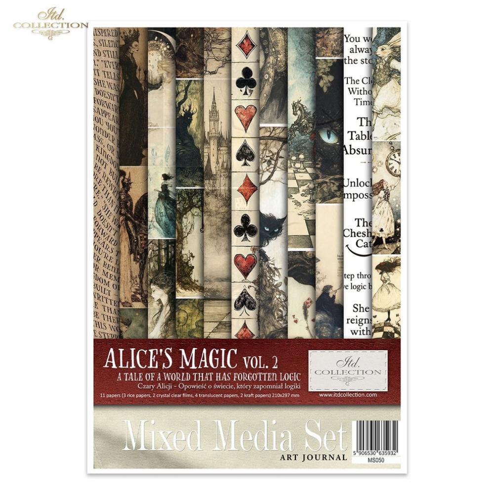 MS050 ITD Collection Alice's Magic A4 Mixed Media Set vol. II