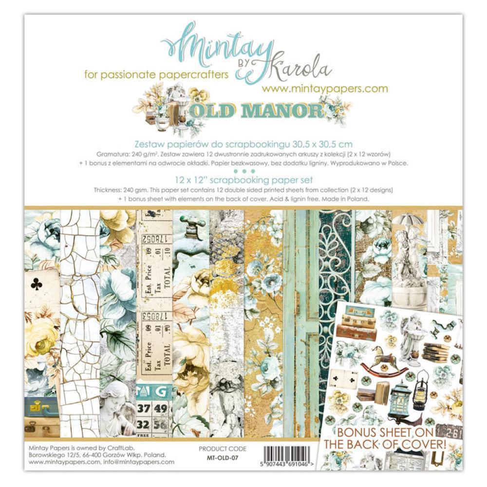 Mintay 12x12 Paper Pad Old Manor #OLD07_eingestellt