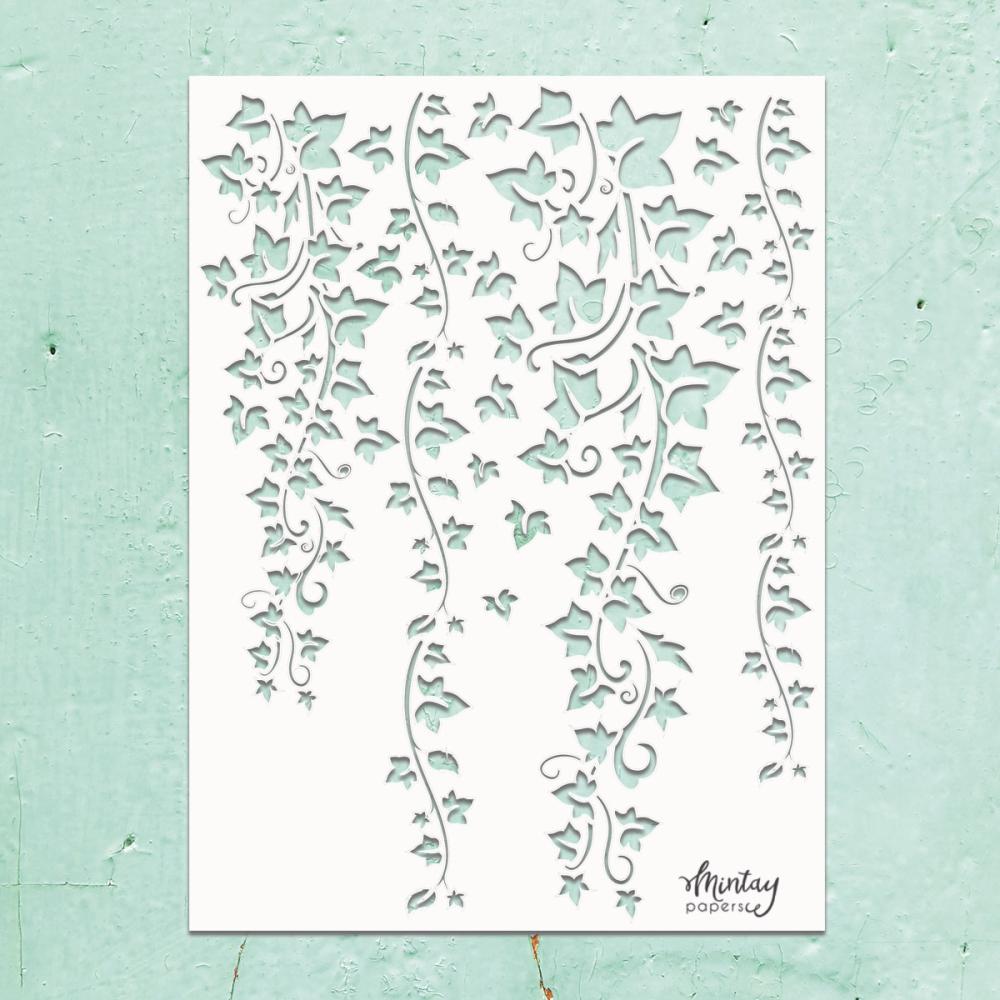 Mintay Kreativa 6x8 Stencil Ivy #28