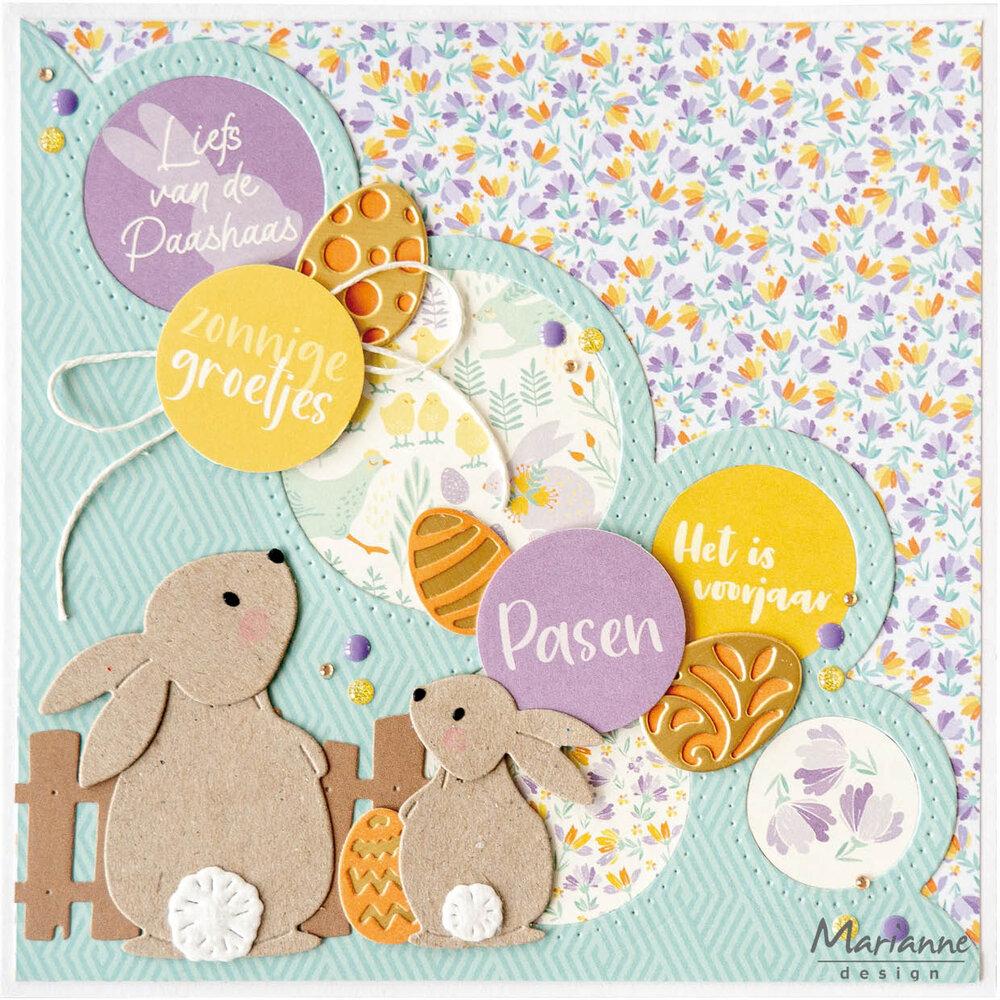 Marianne Design Craftables Punch Die XL Eggs CR1646