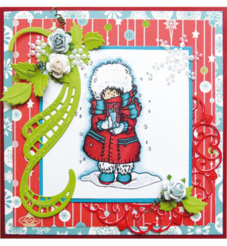 Marianne Design A4 Bogen Card Topper Snoesjes #1