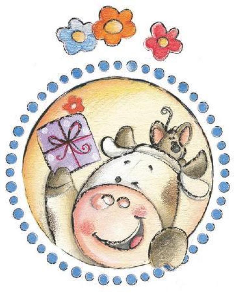 Marianne Design Clear Stamp Cow Kühe