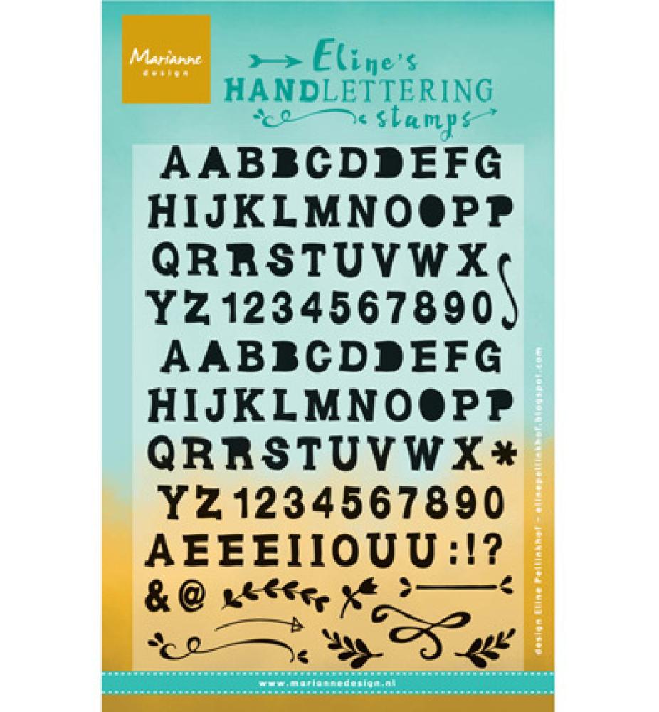 Marianne Design Clear Stamp Eline's Handlettering Bold