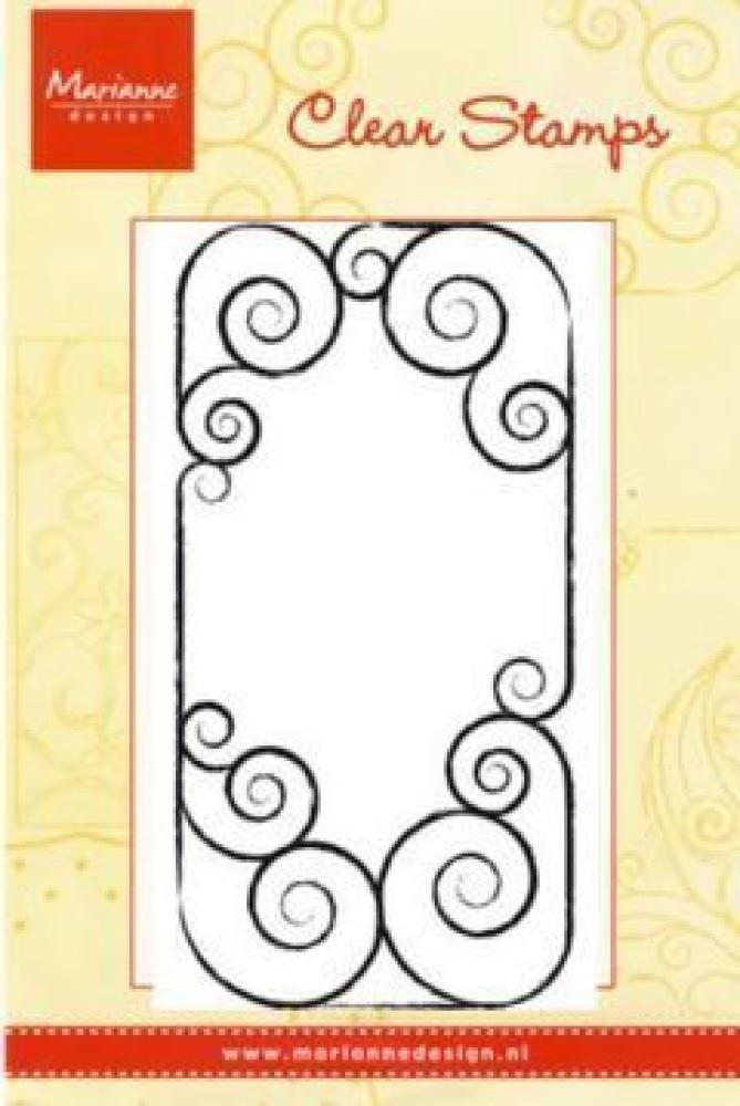 Marianne Design Clear Stamp Hintergrund Wirbel # CS0841