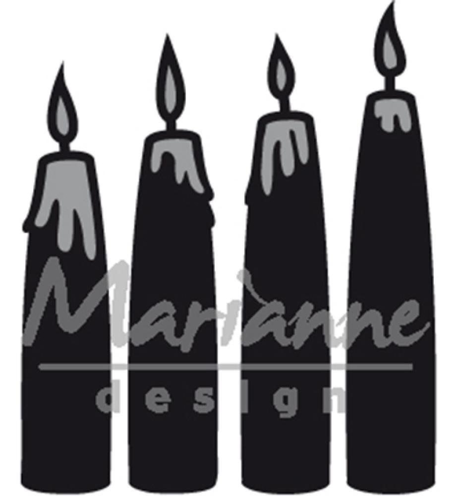 MD Craftables Advent Candle (Adventskerzen) Set CR1425