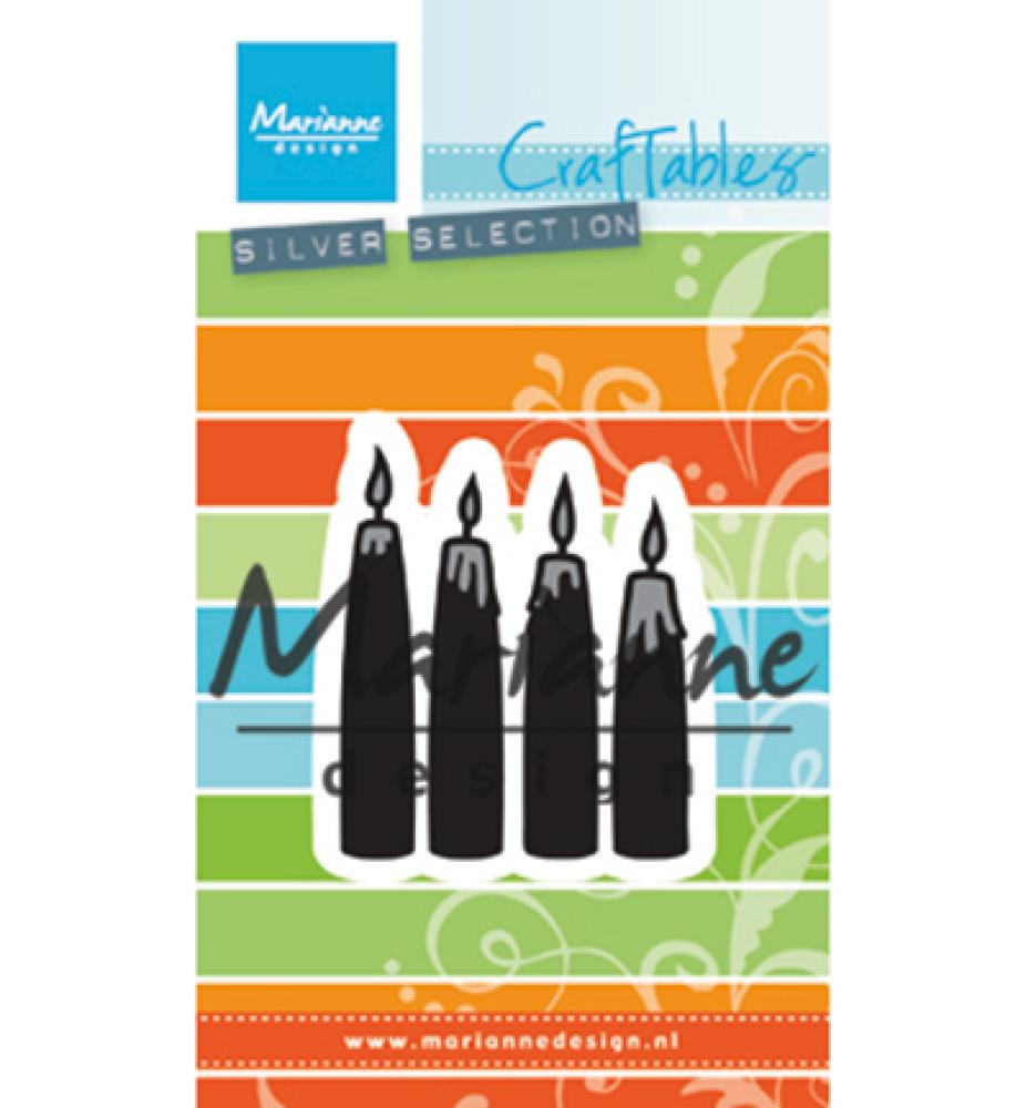 MD Craftables Advent Candle (Adventskerzen) Set CR1425