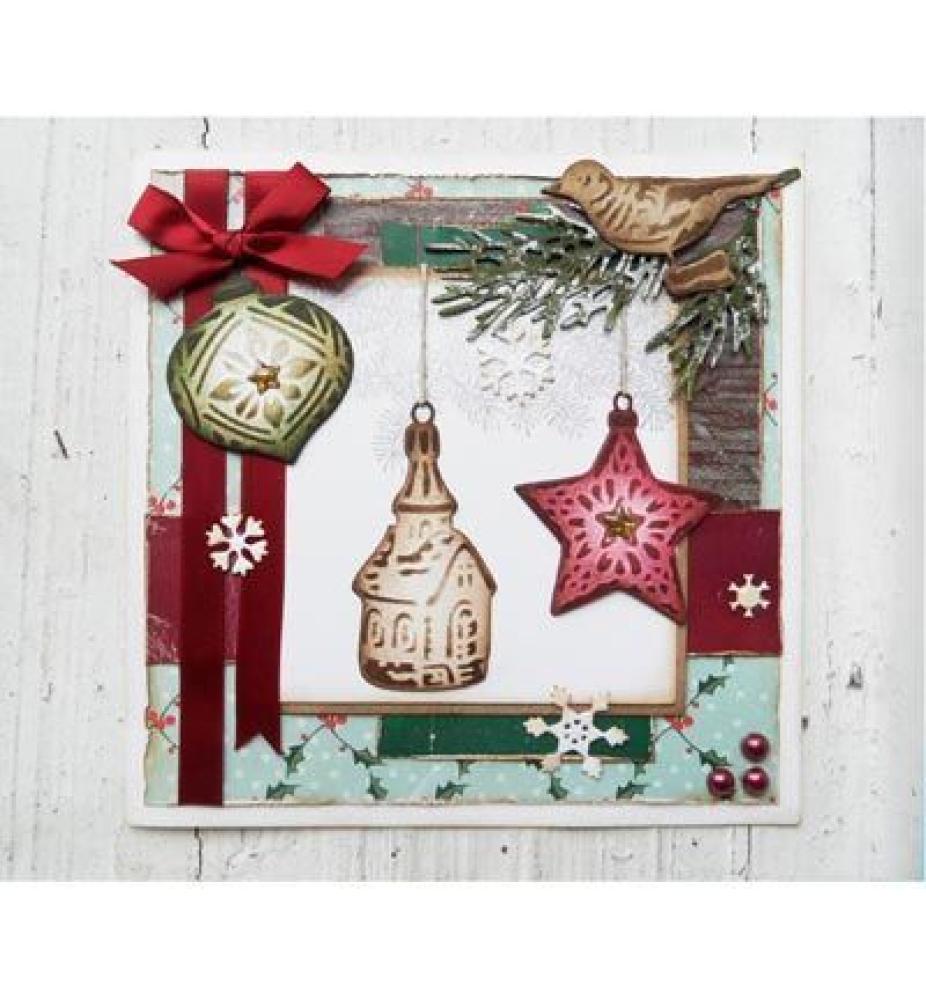 Marianne Design Craftables Tiny's Ornaments Church & Owl