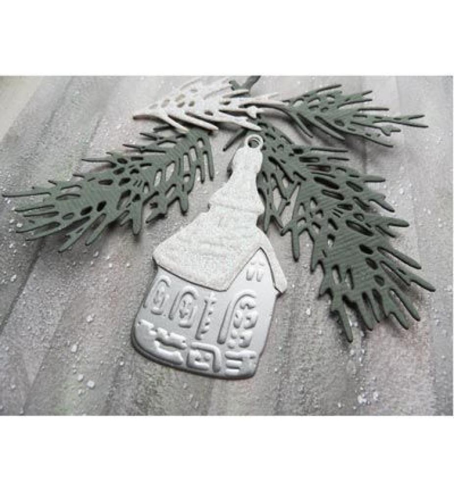 Marianne Design Craftables Tiny's Ornaments Church & Owl