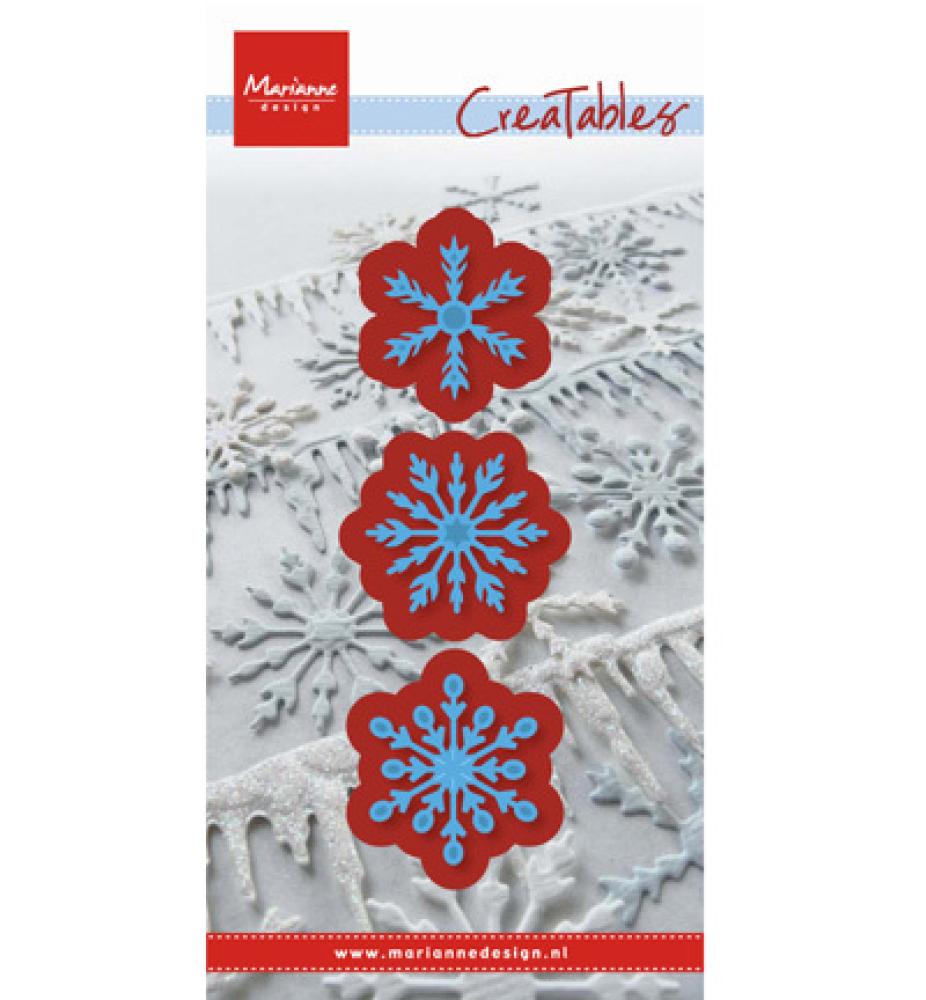 Marianne Design CreaTables Stanzschlablone Eiskristalle