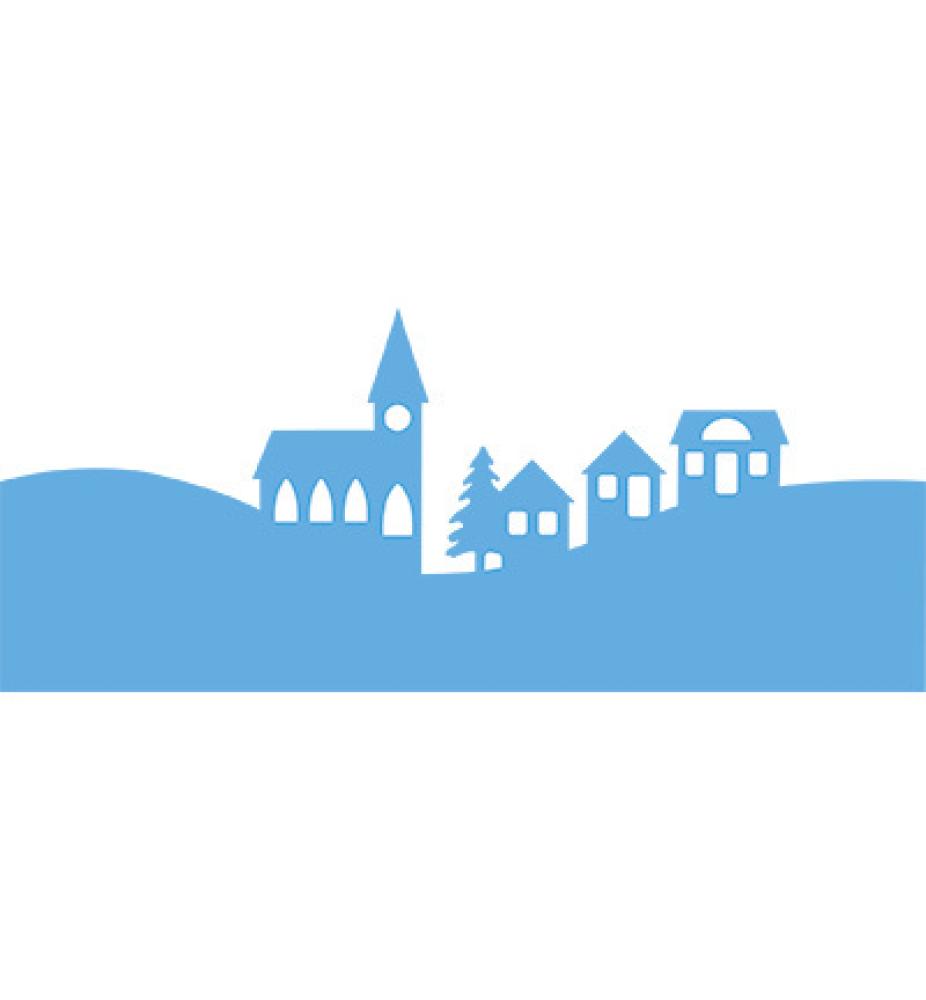 Marianne Design CreaTables Stanzschlablone Horizon Wintervillage