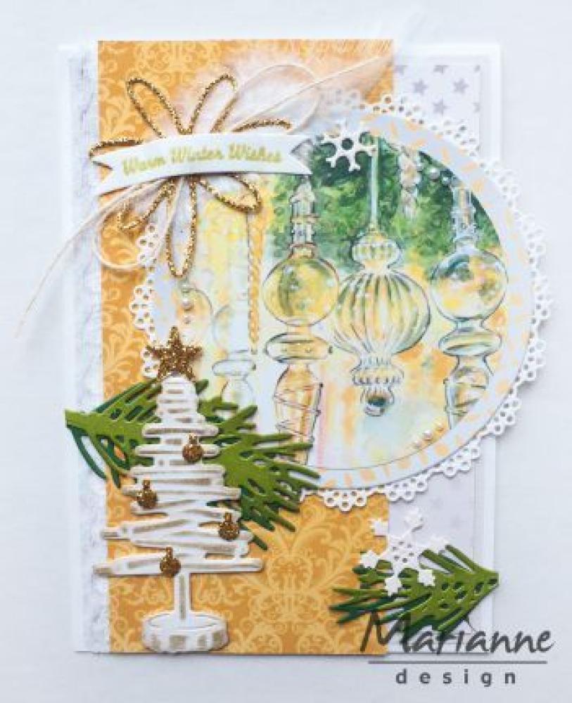 Marianne Design Creatables Tiny's Christmas Tree Wood #LR0492