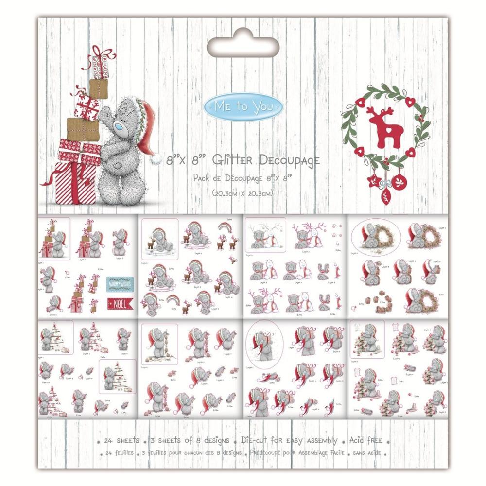Me To You Christmas FSC Decoupage Pad