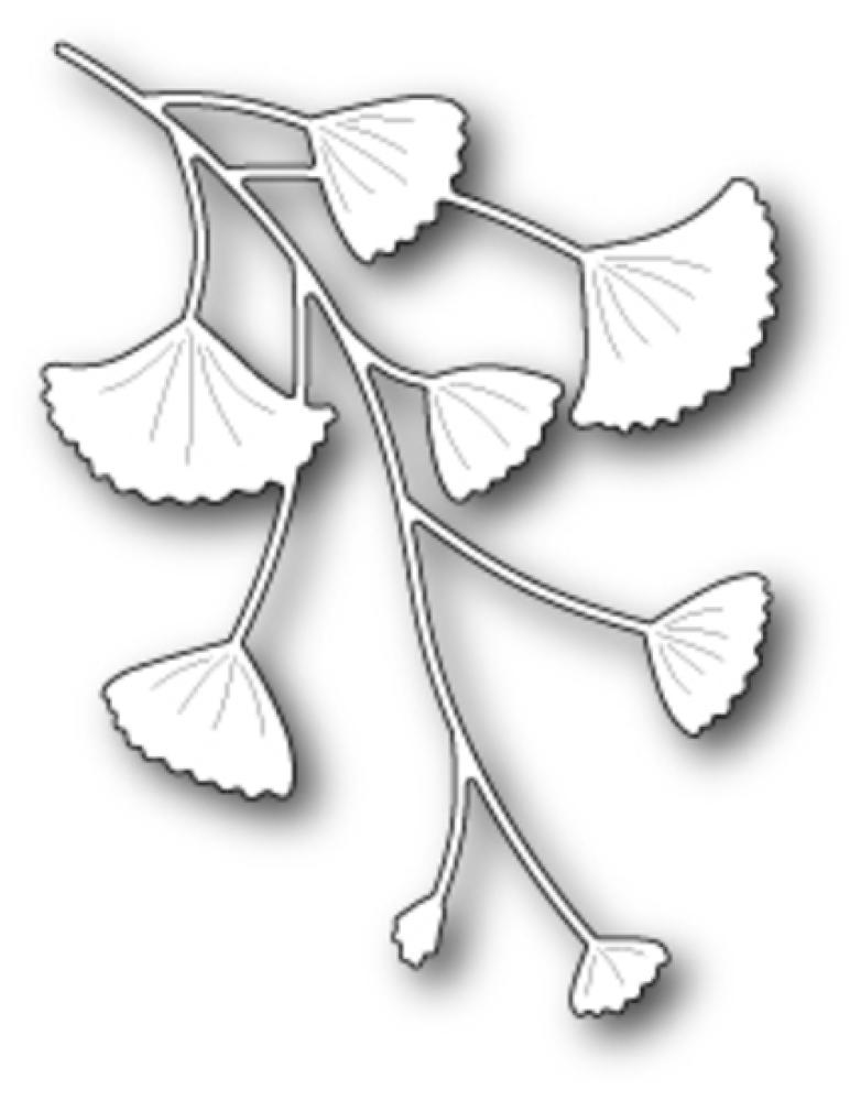 Memory Box Poppystamp Stanze Gingko Branch #1435