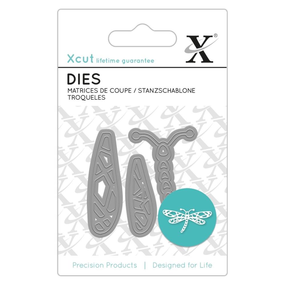 XCut Mini Die (3pc) Filigree Dragonfly (Libelle)
