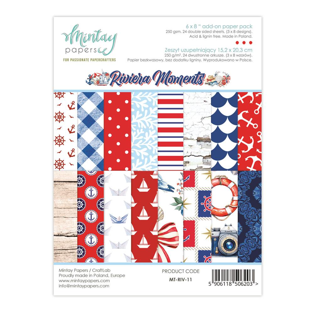 Mintay Papers Riviera Moments 6x8 Add-on Paper Pad