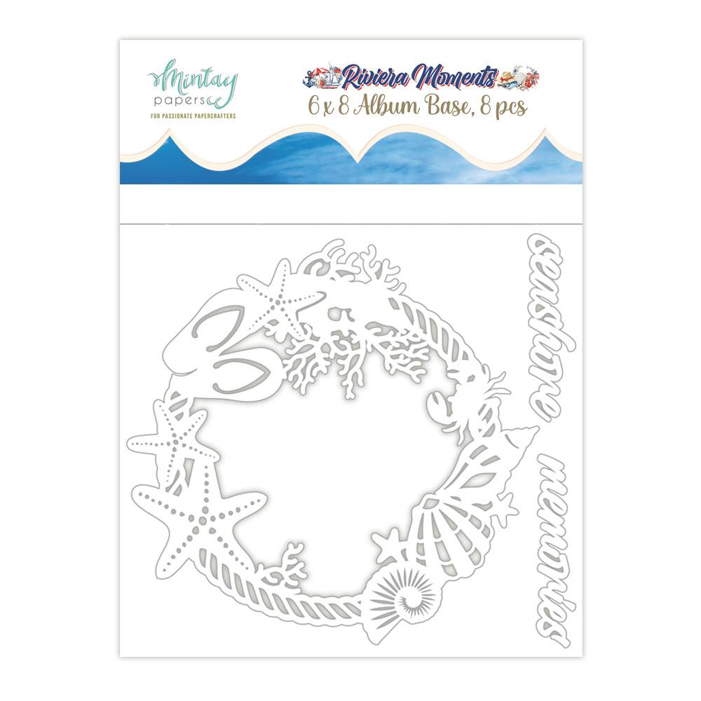 Mintay Papers Riviera Moments 8x8 Chipboard Album