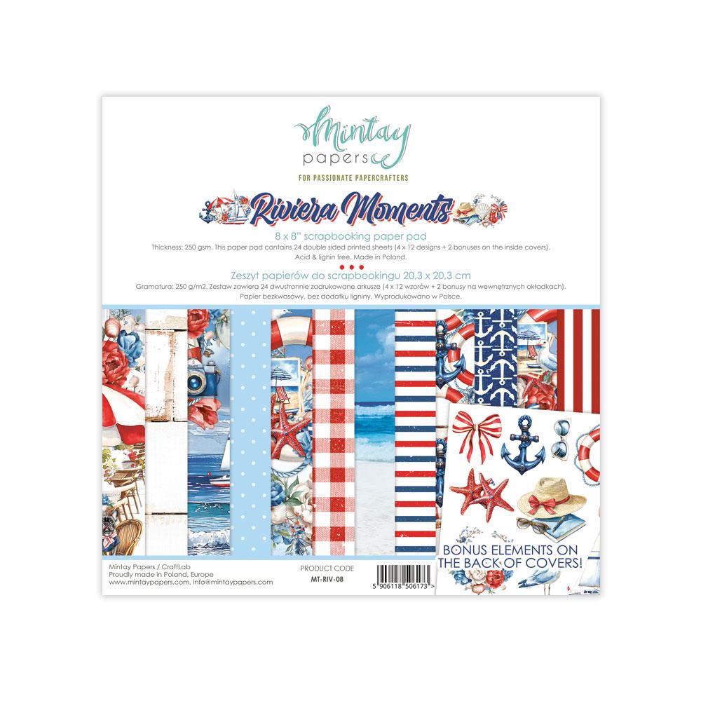Mintay Papers Riviera Moments 8x8 Paper Pad