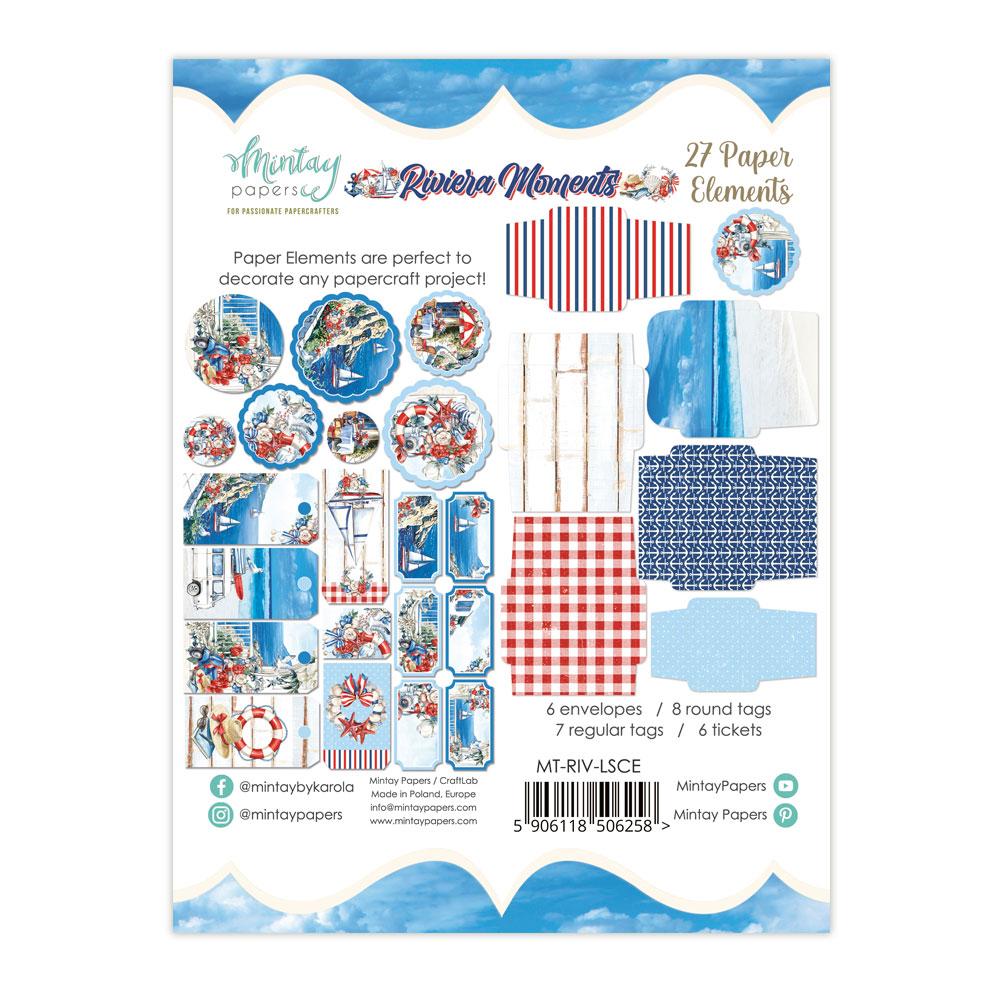 Mintay Papers Riviera Moments Paper Elements