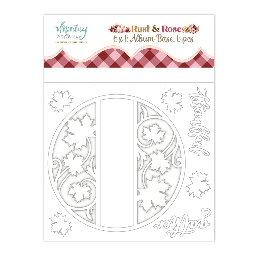 Mintay Papers Rust & Rose 8x8 Chipboard Album
