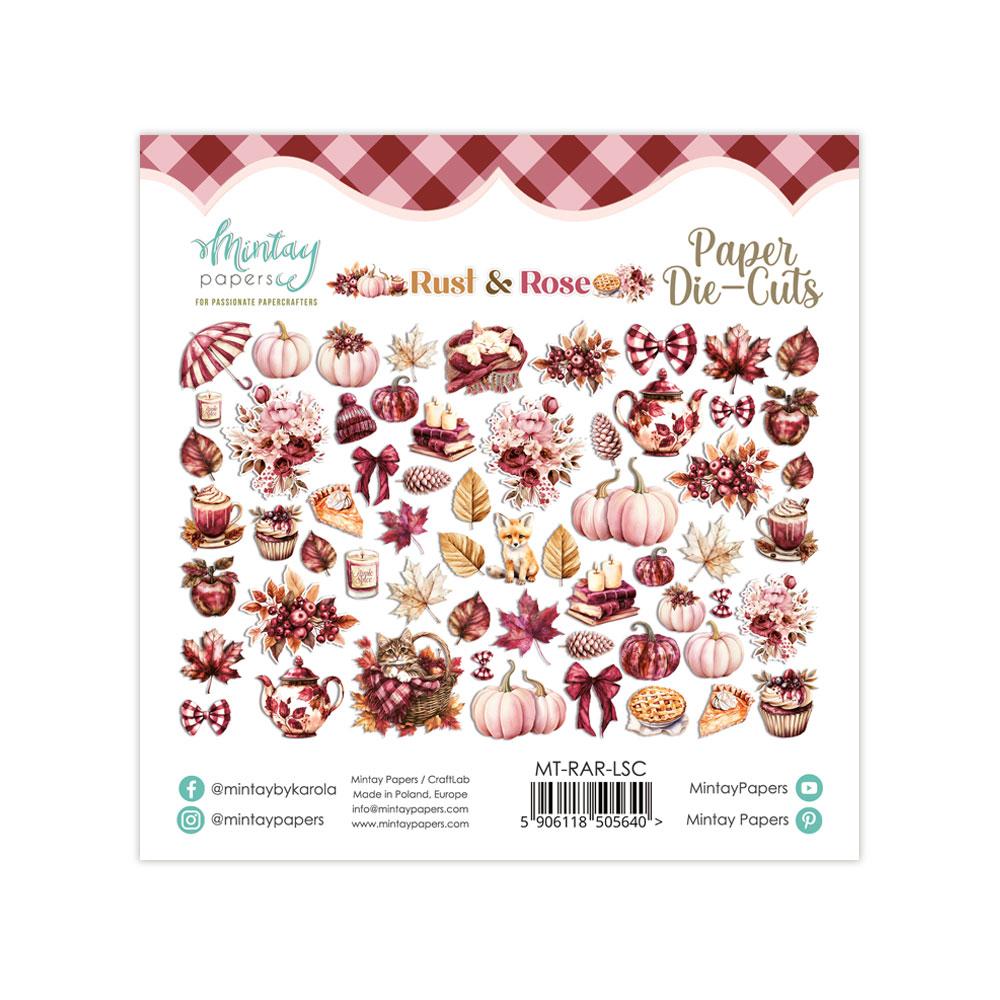 Mintay Papers Rust & Rose Die-Cuts