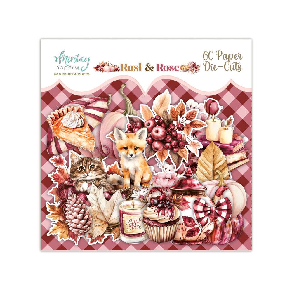Mintay Papers Rust & Rose Die-Cuts