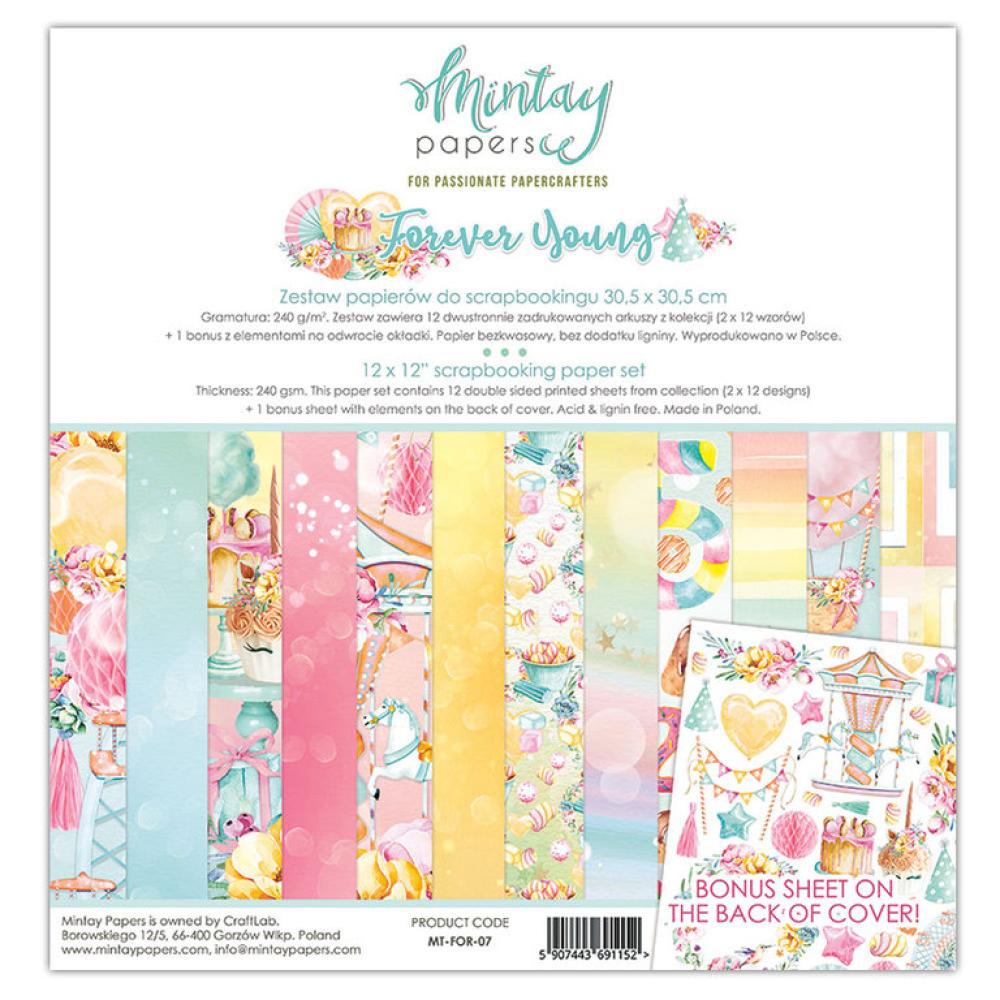 Mintay 12x12 Paper Pad Forever Young #FOR07