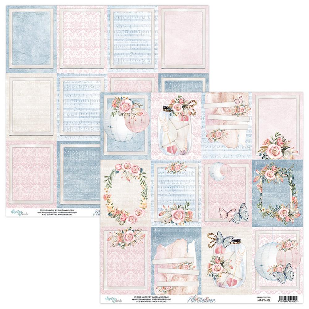 SET Mintay 12x12 Paper Sheet 7th Heaven Cards #06