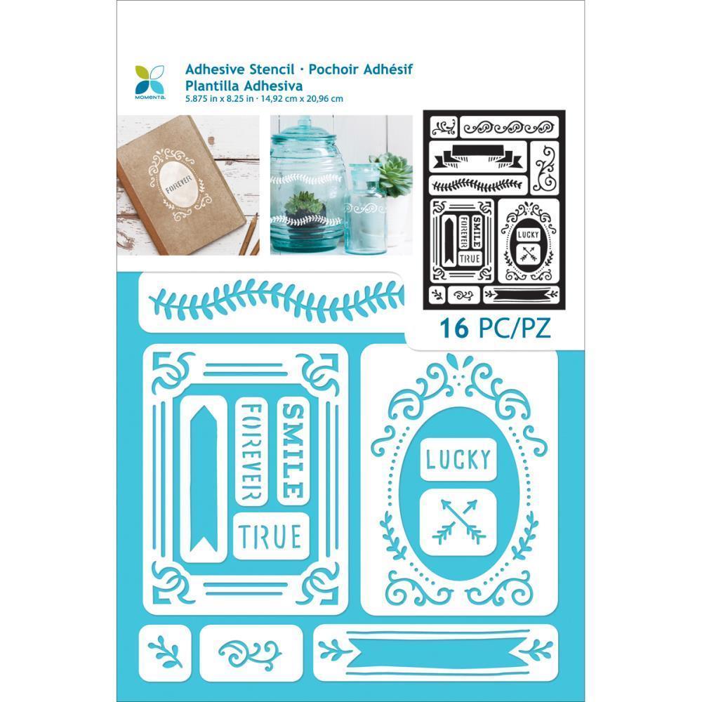 Momenta Art-C Adhesive Stencils Memories