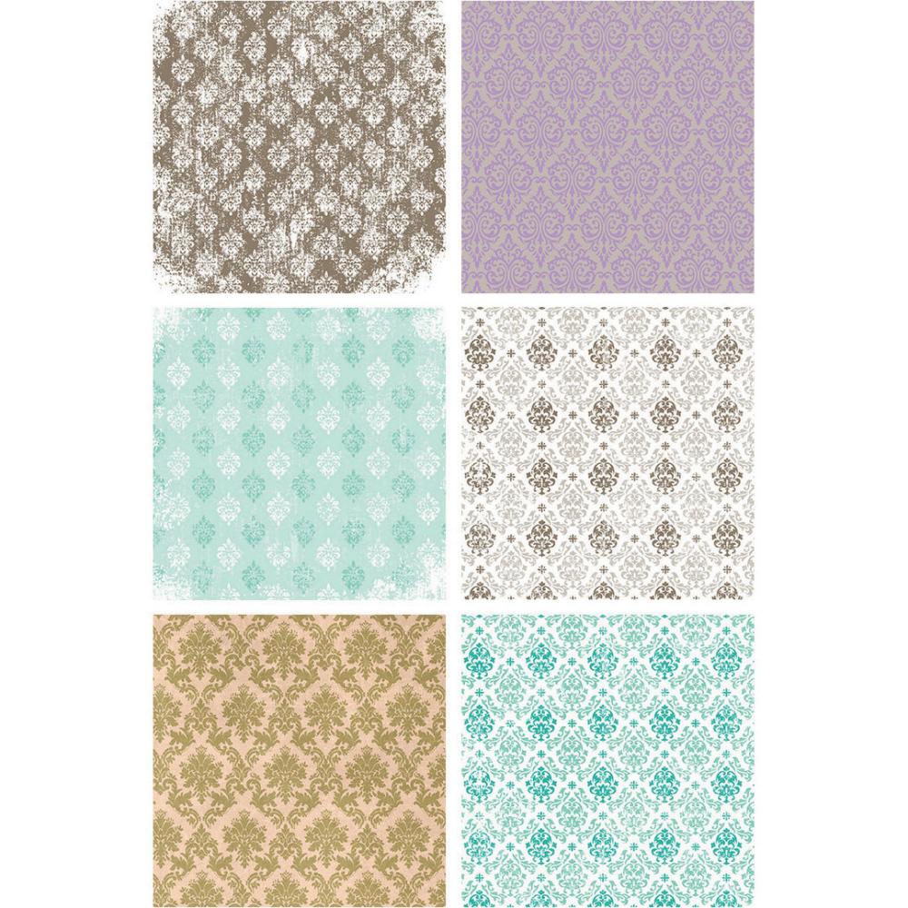 MultiCraft Paper Pad 6X6 Old World Damask