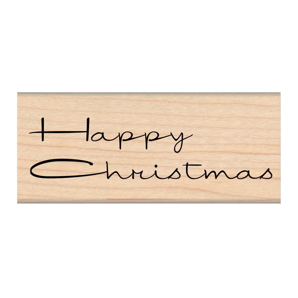 My Sentiments Exactly Mounted Stamp Happy Christmas