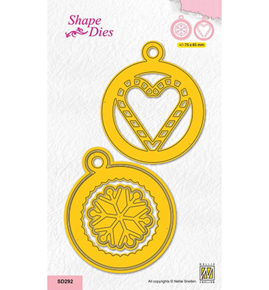 Nellie Snellen Shape Dies Christmas Bauble #SD292