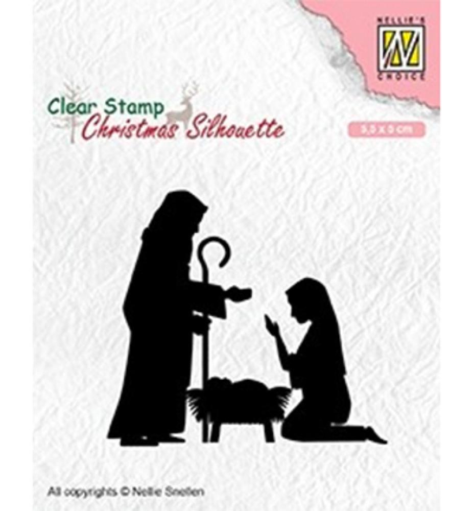 Nellie Snellen Clear Stamp Nativity #CSIL007