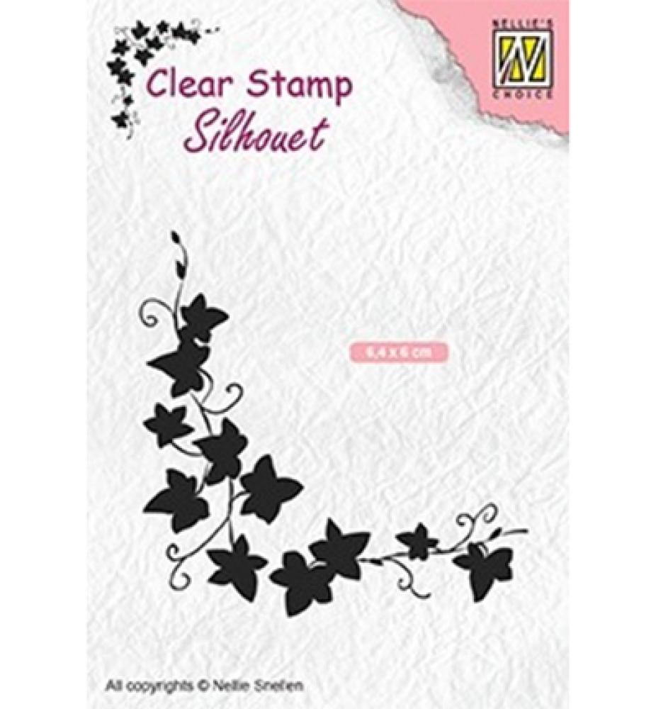 Nellie Snellen Silhouette Clear Stamp Ivy #SIL056