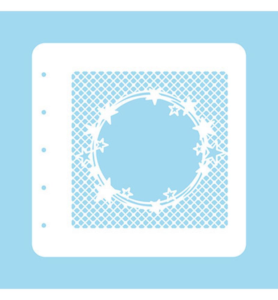Nellie Snellen Stencil Stars in Strangled Circles #06