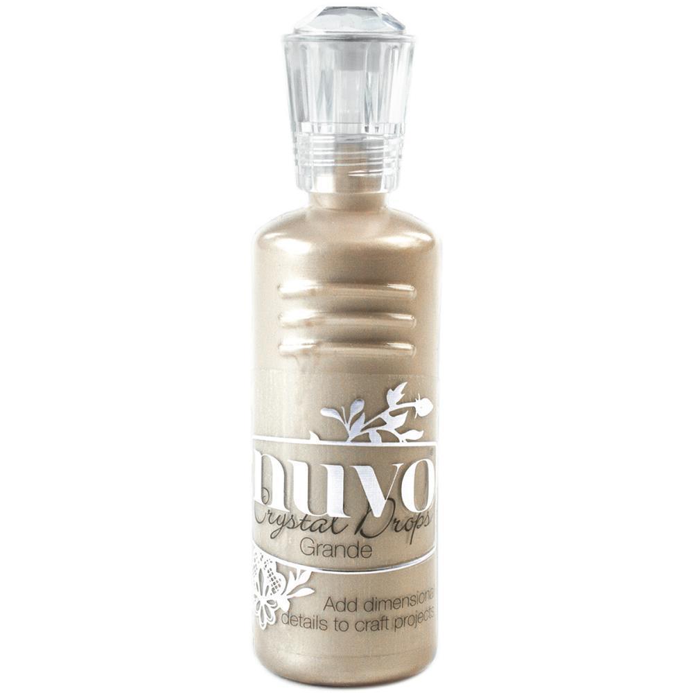 Nuvo Crystal Drops Grande Metallic Antique Rose #NCDG-789
