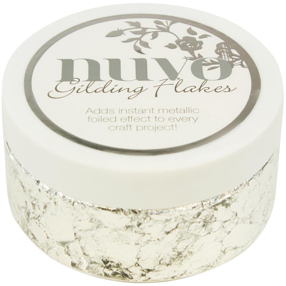 Nuvo Gilding Flakes Silver Bullion 851N