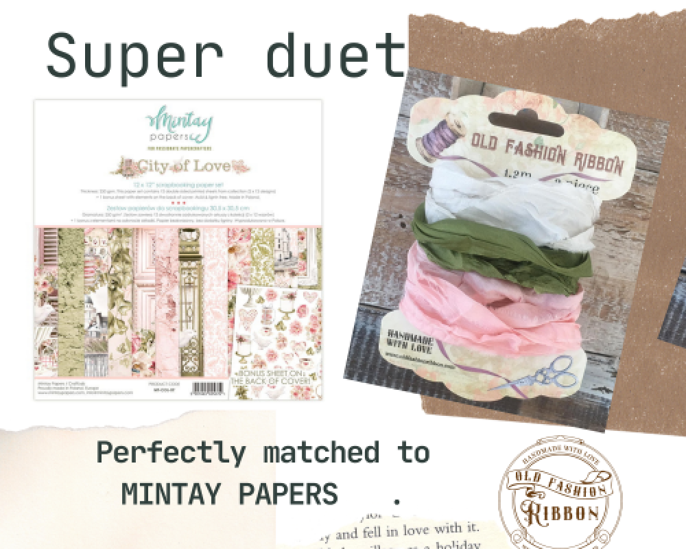 Old Fashion Ribbons 3er Set City of Love