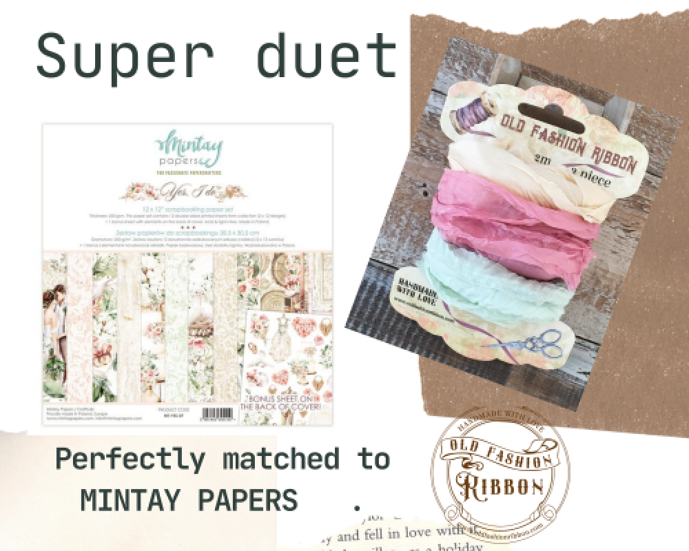 Old Fashion Ribbons 3er Set Yes I Do