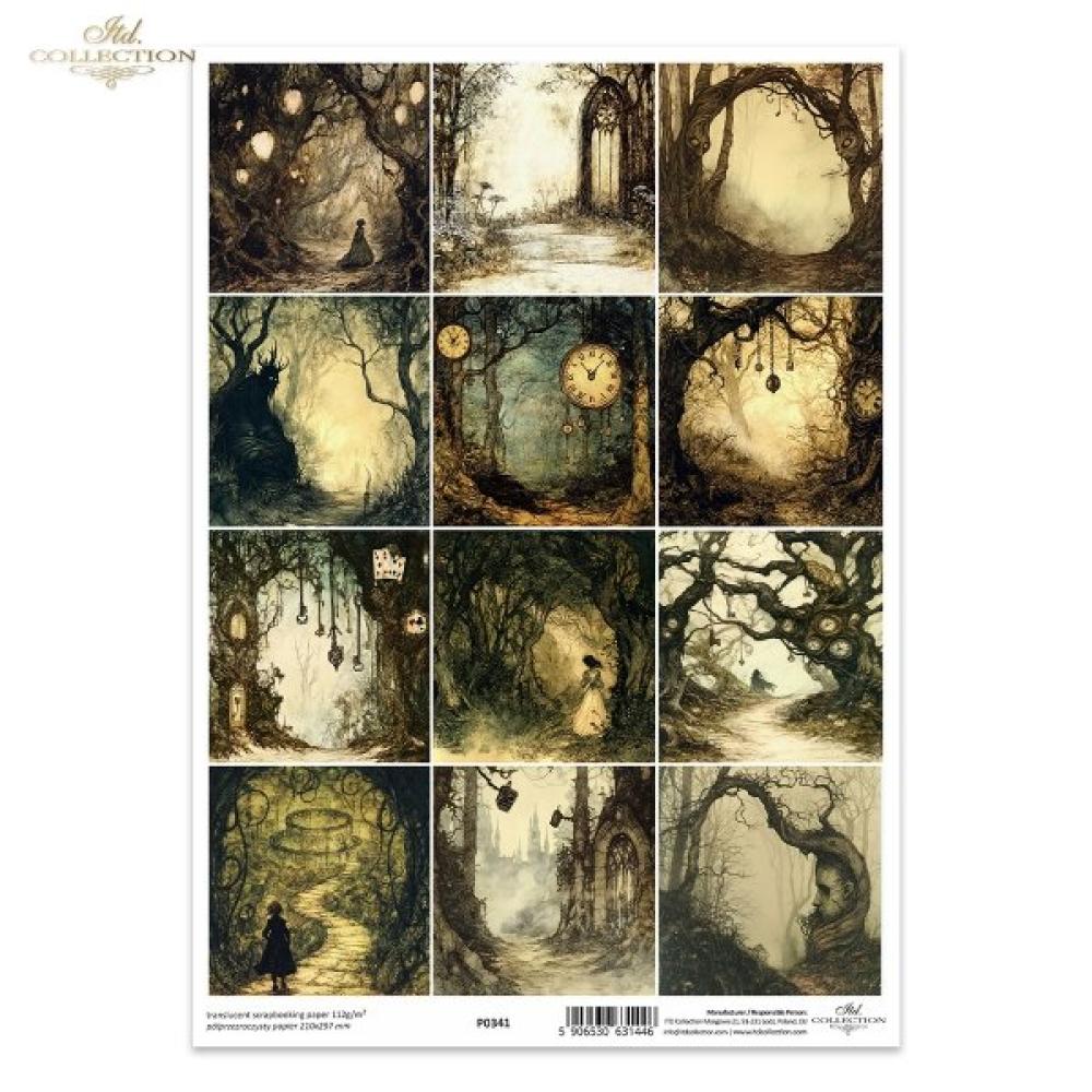 P0341 ITD Collection Alice's Magic A4 Translucent Paper