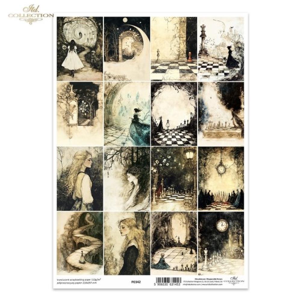 P0342 ITD Collection Alice's Magic A4 Translucent Paper