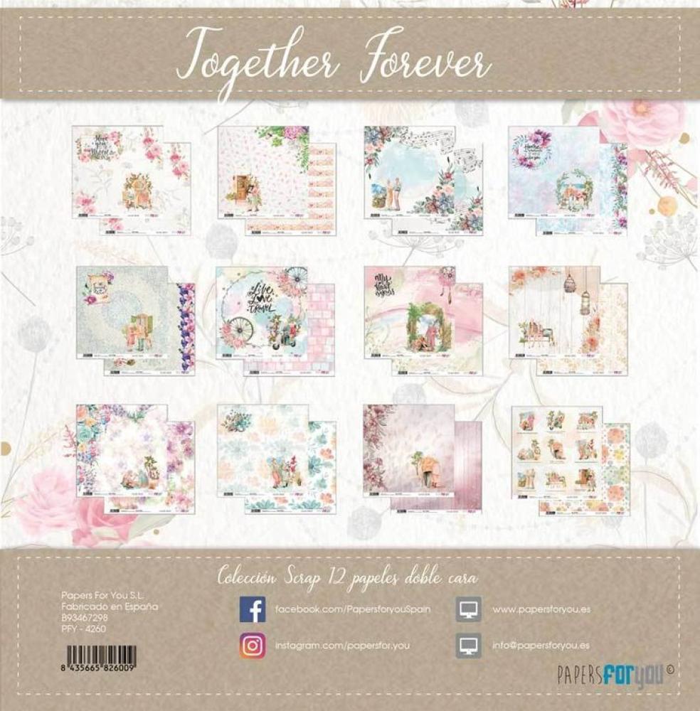 Papers For You 12x12 Paper Pad Together Forever #4260