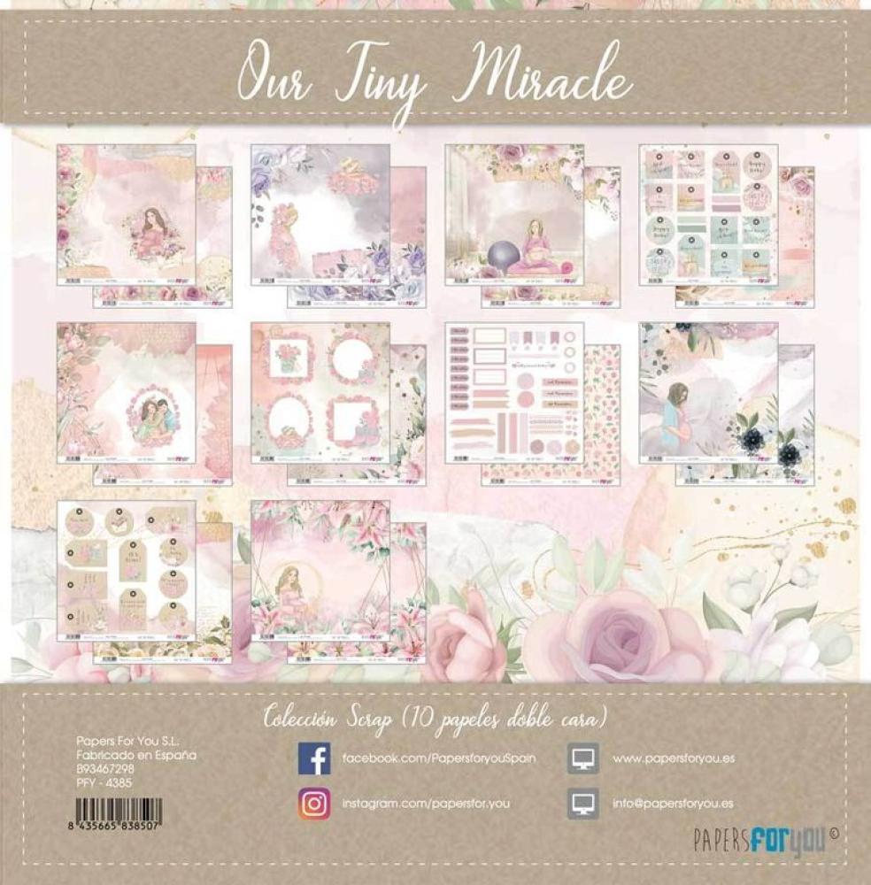 PFY 12x12 Paper Pad Our Tiny Miracle #4385