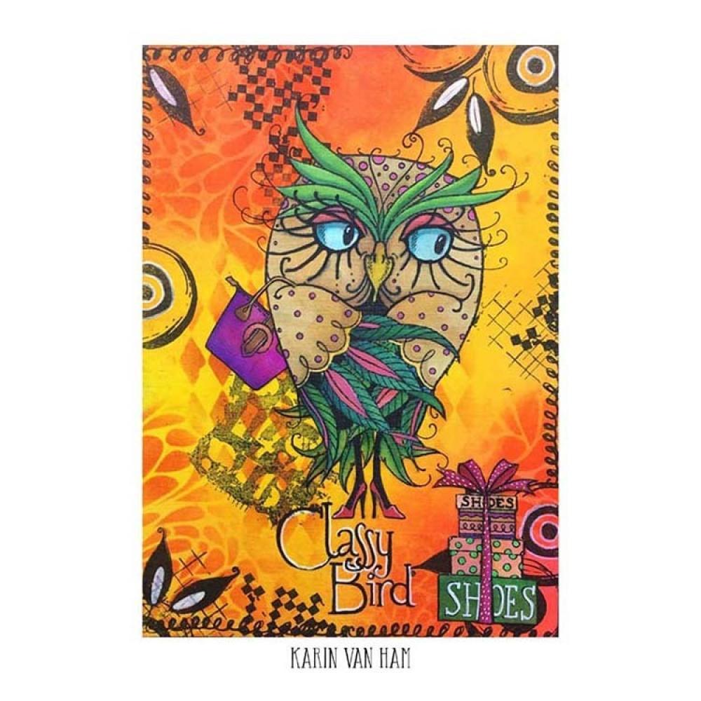 Pink Ink Designs Clear Stamp Classy Bird