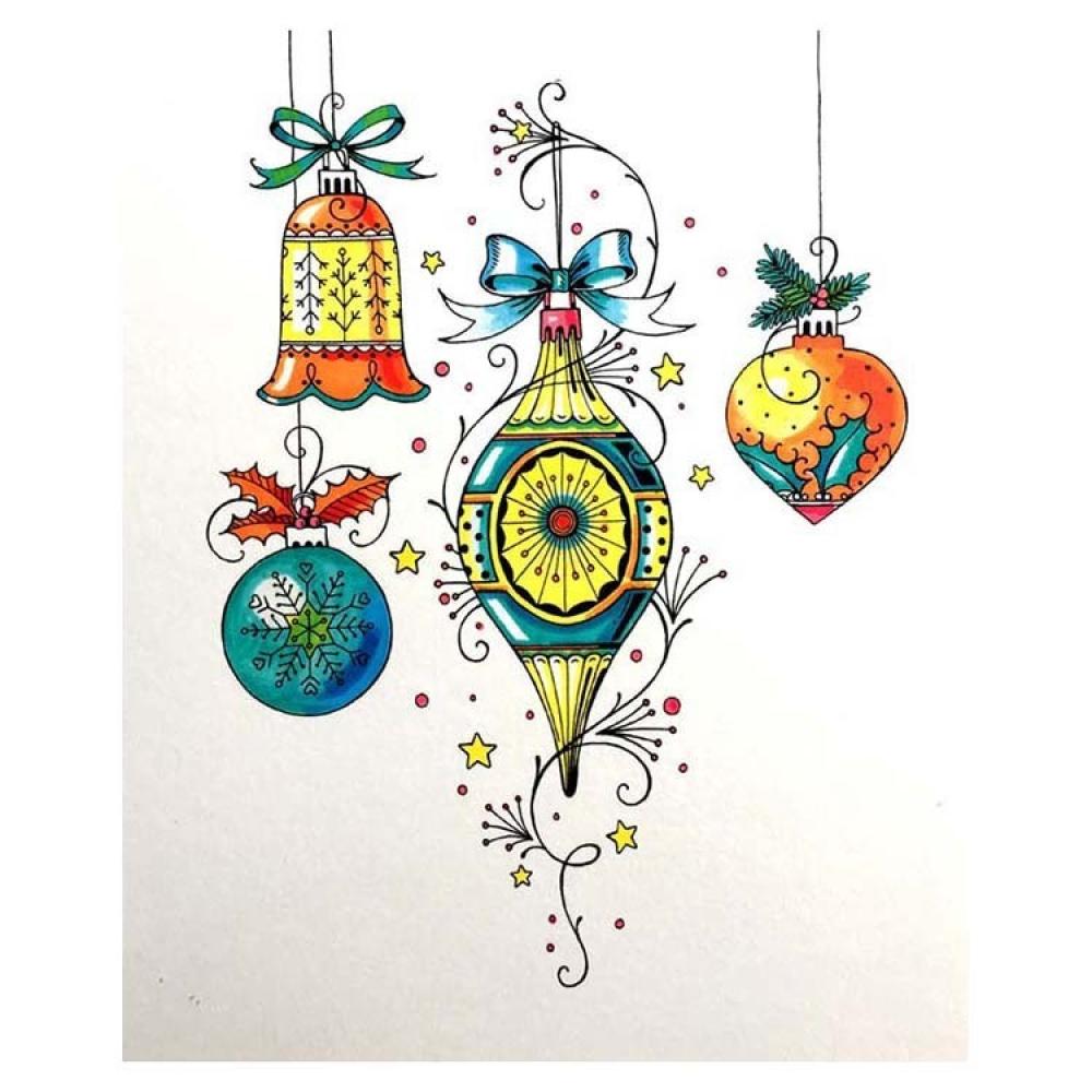 Pink Ink Designs Clear Stamp Baubles