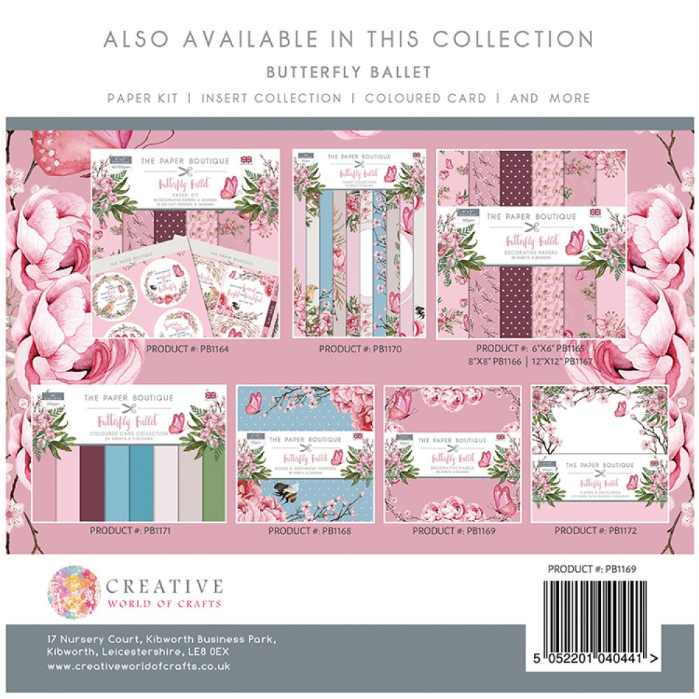 Paper Boutique Butterfly Ballet Panel Pad #1169
