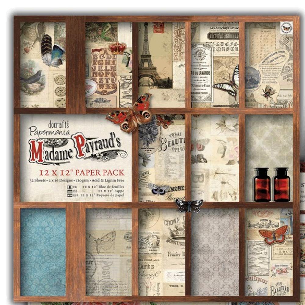 Papermania Madame Payrauds 12x12 Paper Pad